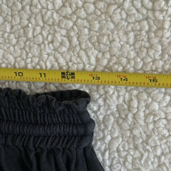 NYMANE 2 Piece Set Susie Work Shirt & Wide Leg Pants In Black Cotton Drawstring - Picture 13 of 15